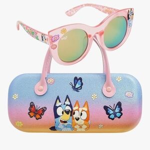 Kids Sunglasses and Case Set - Pink and Blue